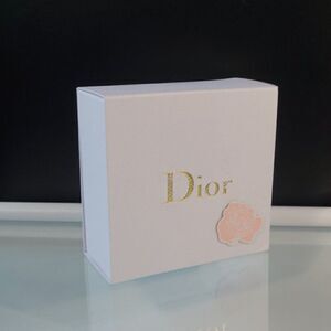 DIOR White And Gold Empty Classic Gift Storage Box